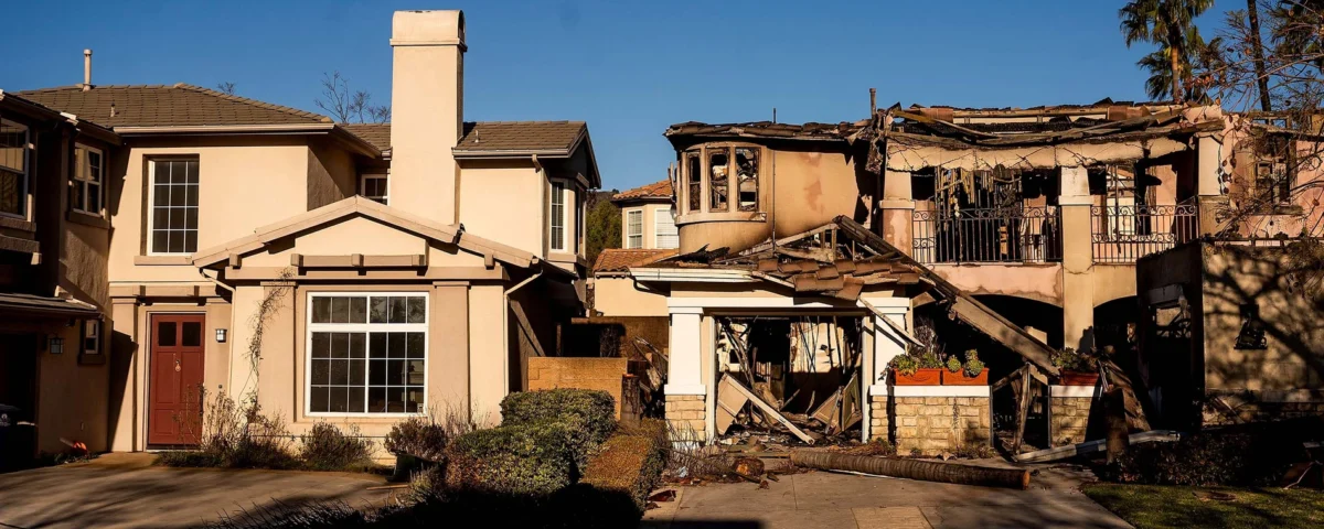 Wildfire smoke and ash damage to a Washington home