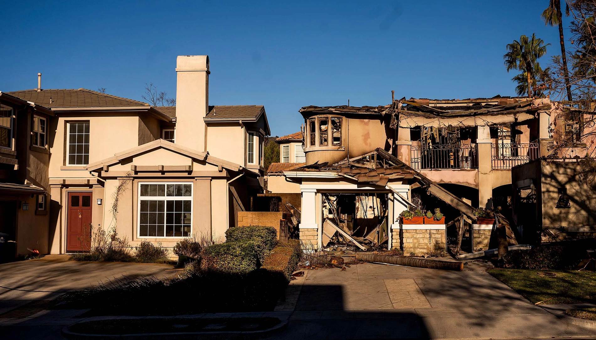 Wildfire smoke and ash damage to a Washington home
